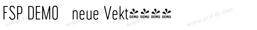 FSP DEMO   neue Vekt字体转换
